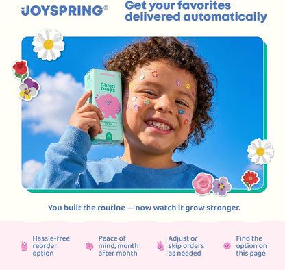 JoySpring Calmify Magnesium Citrate Liquid for Kids - Sugar-Free, Gluten-Free Calming Supplement with Chamomile - Natural Support for Kids & Teens (1 fl oz) 30 Servings